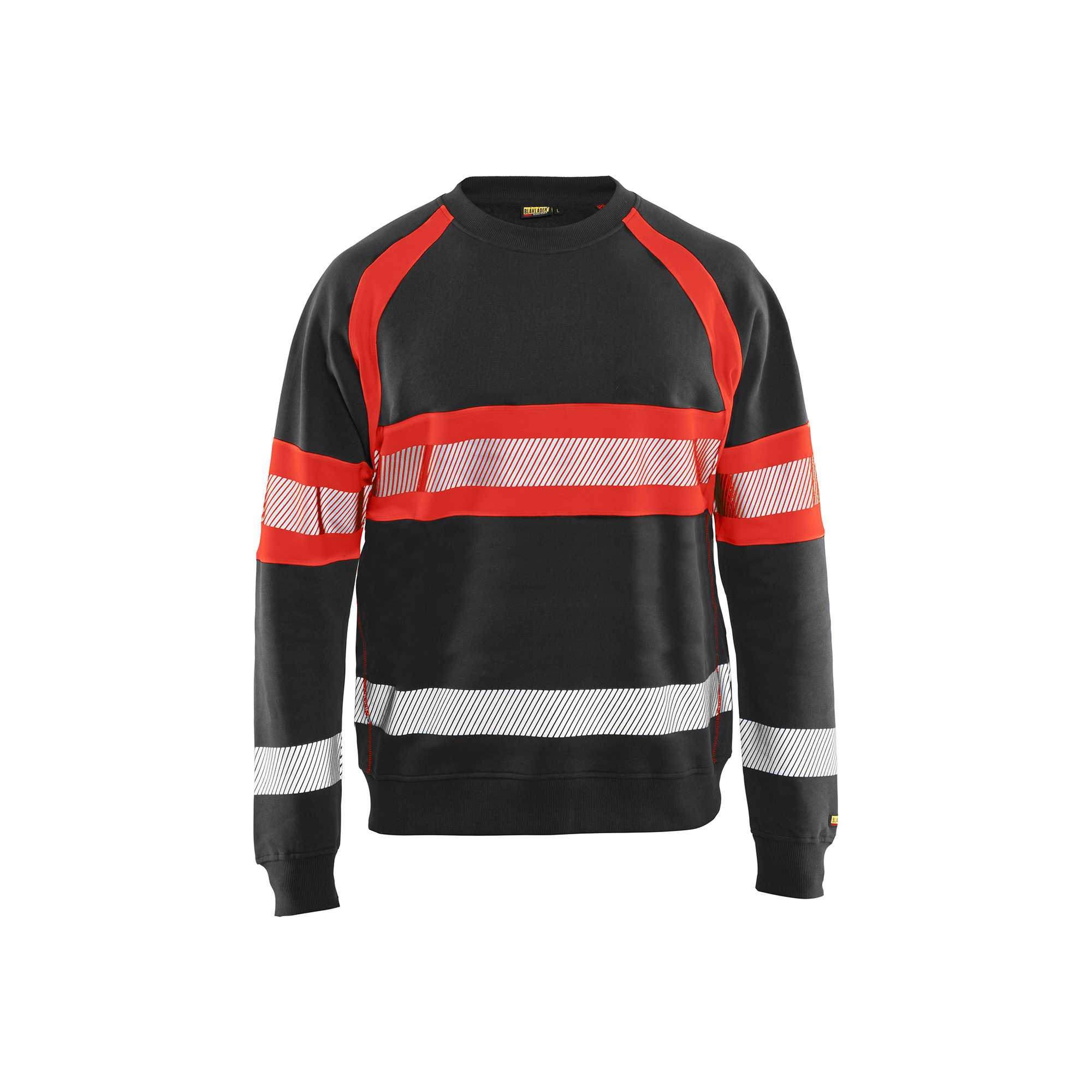 BLAKLADER 33591158 Hi Vis Sweater Hi Vis Reflective Work Sweatshirt MEN - 100% Cotton